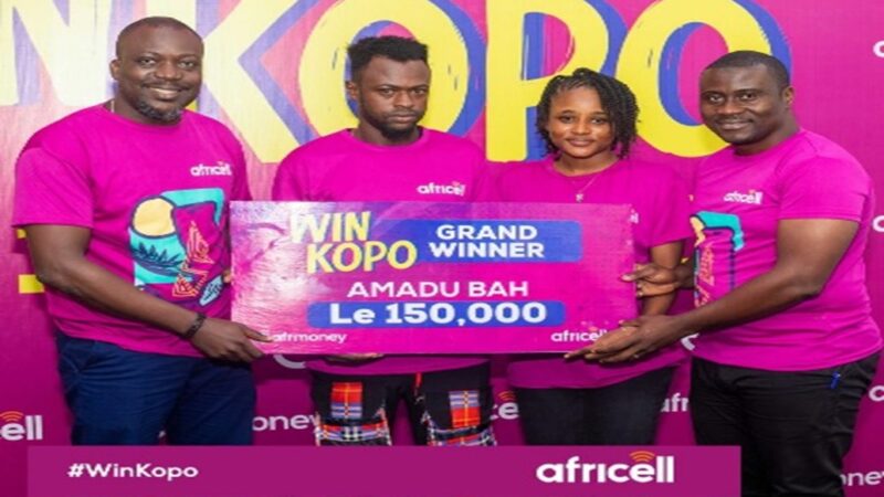 Truck Driver Receives NLe150,000 Grand Prize From Africell