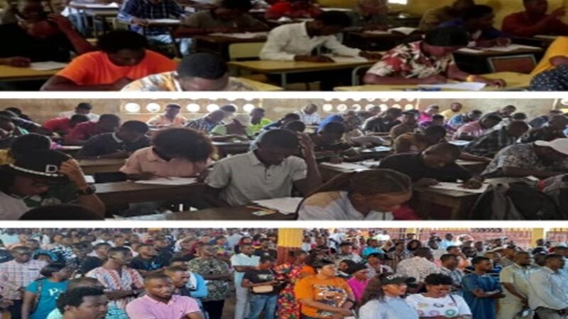 Over 1400 Applicants Write Civil Service Entrance Exams