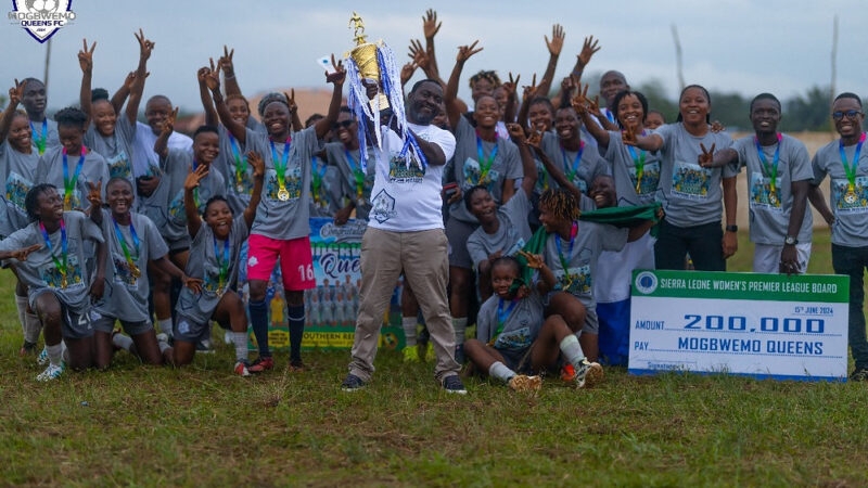 SLFA President Celebrates With Mogbwemo Queens