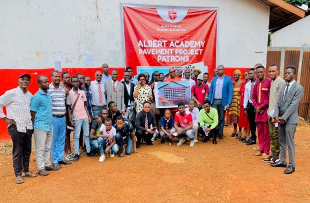 Basic & Senior Education Minister Launches Albert Academy Pavement Project