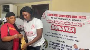 SLCB Launches “Mi Yone Pikin” Account Bonanza Raffle