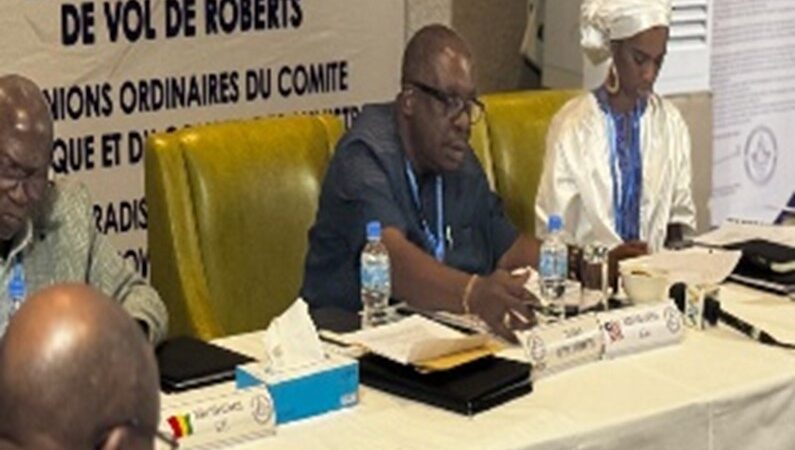 SLCAA DG & Colleagues Hold Technical Committee Meeting On RFIR In Freetown